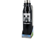 Epee Merch Minecraft nerezová termo fľaša čierna 580 ml