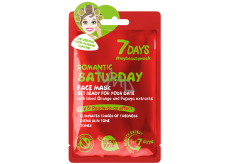 7Days Romantic Saturday textilná maska na tvár pre všetky typy pleti 28 g