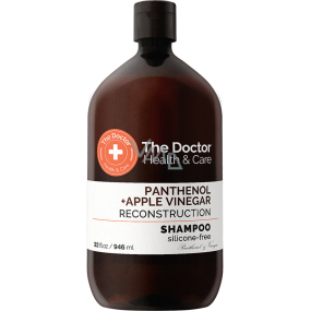 The Doctor Health & Care Panthenol + jablčný ocot Rekonštrukčný regeneračný šampón na poškodené vlasy 946 ml