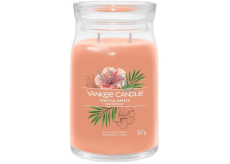 Yankee Candle Tropical Breeze - Vonná sviečka Tropical Breeze Signature veľká sklenená 2 knôty 567 g