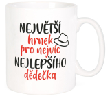 Albi Mega hrnček XXL Pre najlepšieho dedka 850 ml