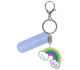 Albi Obrázkový prívesok na kľúče s karabínou Rainbow