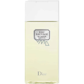 Christian Dior Eau Sauvage sprchový gél pre mužov 200 ml