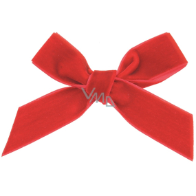 Červená zamatová miska 8 cm 12 kusov