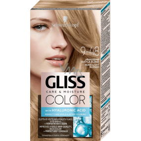 Schwarzkopf Gliss Color farba na vlasy 9-48 Natural Light Blonde 2 x 60 ml