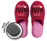 Nekupto Papuče Darčekové papuče veľkosť 39-40 Cool mama superhero 1 pár