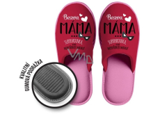 Nekupto Papuče Darčekové papuče veľkosť 39-40 Cool mama superhero 1 pár