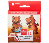 Koh-i-Noor Trio Wax trojuholníkové voskové ceruzky 12 kusov