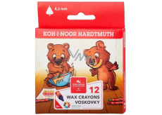 Koh-i-Noor Trio Wax trojuholníkové voskové ceruzky 12 kusov