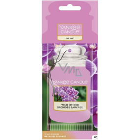 Yankee Candle Wild Orchid - papierová visačka na auto s vôňou divokej orchidey 12 g