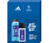 Adidas UEFA Champions League Best of The Best parfumovaný dezodorant 75 ml + sprchový gél 250 ml, kozmetická sada pre mužov
