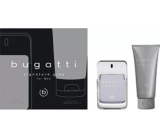 Bugatti Signature Grey toaletná voda 100 ml + sprchový gél 200 ml, darčeková súprava pre mužov