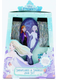 Disney Frozen hrebeň + trblietky do vlasov 2 kusy + trblietky do vlasov, kozmetická sada pre deti