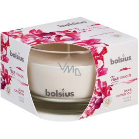 Vonná sviečka Bolsius True Moods Pure Romance v skle 90 x 63 mm