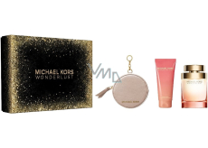 Michael Kors Wonderlust parfumovaná voda 100 ml + telové mlieko 100 ml + peňaženka, darčeková sada pre ženy