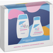 SebaMed Baby Extra jemná umývacia emulzia 200 ml + jemný umývací šampón 150 ml, kozmetická sada pre deti
