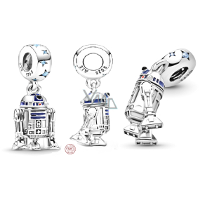 Prívesok zo striebra 925 Marvel Star Wars Droid R2-D2, náramok