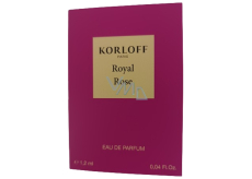 Korloff Royal Rose W parfumovaná voda pre ženy 1,2 ml flakón