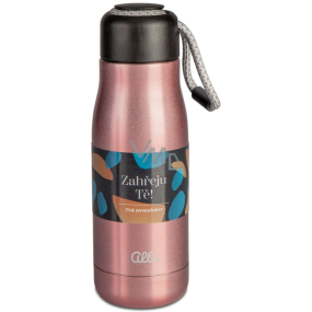 Albi Elegantná ružovo-zlatá termo fľaša 400 ml