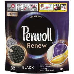 Perwoll Renew Black Caps čierne kapsuly na pranie 32 dávok