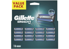 Náhradné hlavice Gillette Mach3 16 kusov, pre mužov