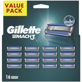Náhradné hlavice Gillette Mach3 16 kusov, pre mužov