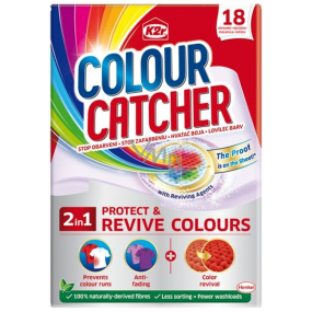 K2r Colour Catcher Stop Staining Wash Wipes 18 kusov