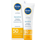 Nivea Sun UV Face Sensitive OF 50 opaľovací krém pre citlivú pleť 50 ml
