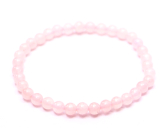 Náramok Rosie elastický prírodný kameň, gulička 4 mm / 15 cm, pre deti, kameň lásky