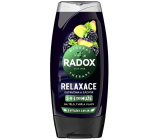 Radox Men 3v1 Relaxácia Ostružina a zázvor sprchový gél pre mužov 225 ml