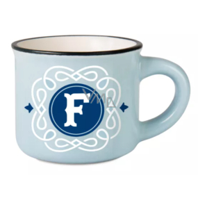 Hrnček na espresso Albi - písmeno F 45 ml
