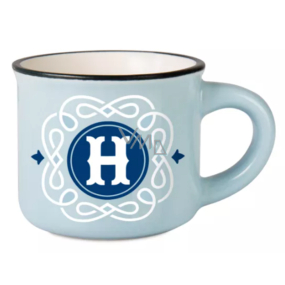 Šálka na espresso Albi - písmeno H 45 ml
