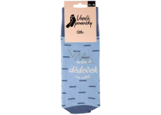 Albi Happy Socks Najlepší dedko na svete, univerzálna veľkosť 1 pár