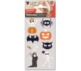 Tetovacie obtlačky Halloween kostlivec 6 x 10 cm