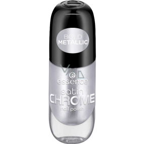 Essence Satin Chrome lak na nechty 04 SteelGPT 8 ml