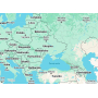 Charm Sterlingové stříbro 925 Ukrajina vlajka - srdce, korálek na náramek cestování