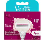 Gillette Venus Comfortglide Sugarberry náhradní hlavice 4 kusy