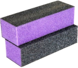 Pilník na nechty 3 stranový blok 9,5 x 3,3 x 2,5 cm