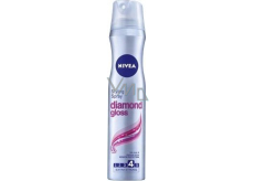 Nivea Diamond Gloss pre oslnivý lesk lak na vlasy 250 ml