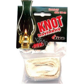 Fire Knot bavlnený plochý dĺžka 100 cm priemer 1,6 cm 1 kus