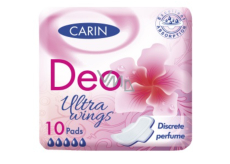 Carine Ultra Wings Deo intímne vložky 10 kusov