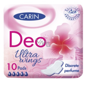 Carine Ultra Wings Deo intímne vložky 10 kusov