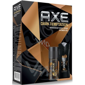 Axe Dark Temptation deodorant sprej 150 ml + sprchový gél 250 ml, kozmetická sada