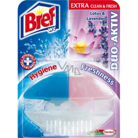 Bref Duo Aktiv Extra Clean & Fresh Lotus a levande WC gél komplet záves 60 ml