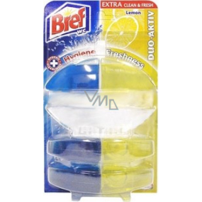 Bref Duo Aktiv Extra Clean & Fresh Lemon WC gél komplet 60 ml + 2x náhradná náplň