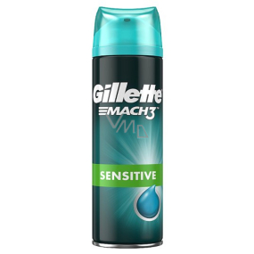 Gillette Mach3 Sensitive gél na holenie pre mužov 200 ml