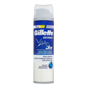 Gillette Mach3 Pure & Sensitive pena na holenie pre citlivú pleť pre mužov 250 ml