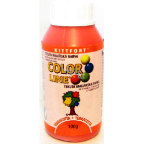 Kittfort Color Line tekutá maliarska farba Terracotta 100 g
