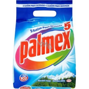 Palmex 5 Horská vôňa prášok na pranie 20 dávok 1,4 kg