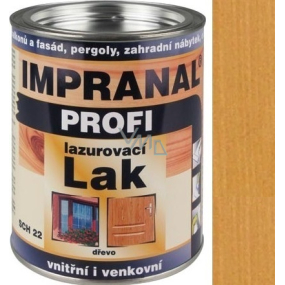 IMPRANAL Profi lazúrovací lak silnovrstvový pre drevené povrchy v exteriéroch, interiéroch SCH 22 Dub Antik 0,75 l